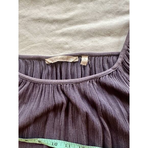 Soft Surroundings Boho Tie-Dye Tunic Top XL Peasant Top - Picture 3 of 6